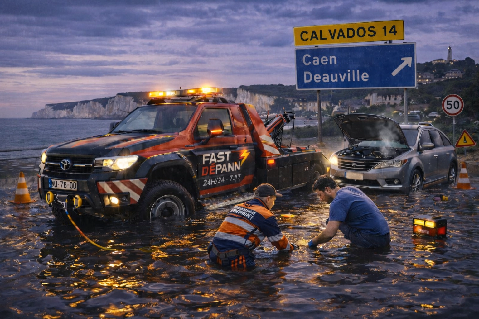 Dépannage auto et remorquage dans le Calvados (14)