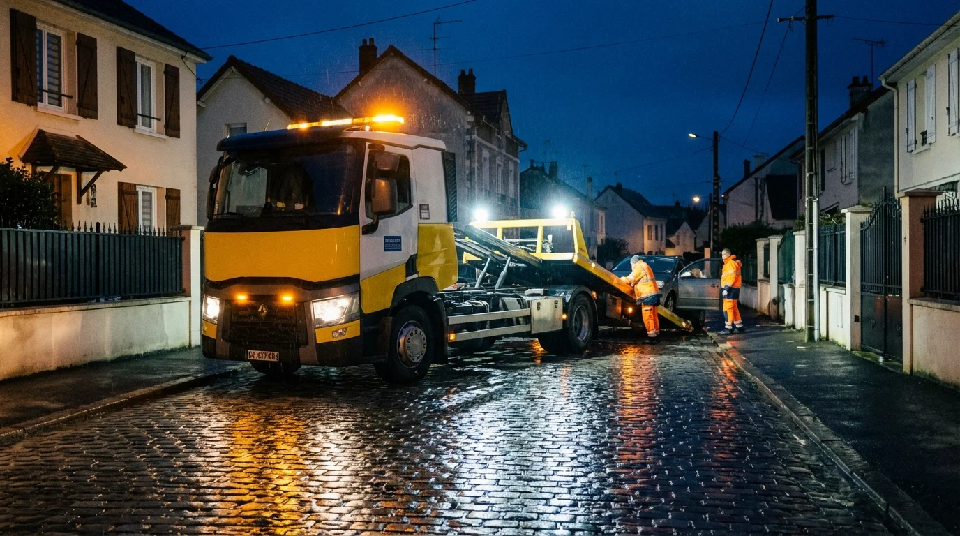 Intervention de dépannage auto d'urgence à Dugny 93440 par Fast Depann