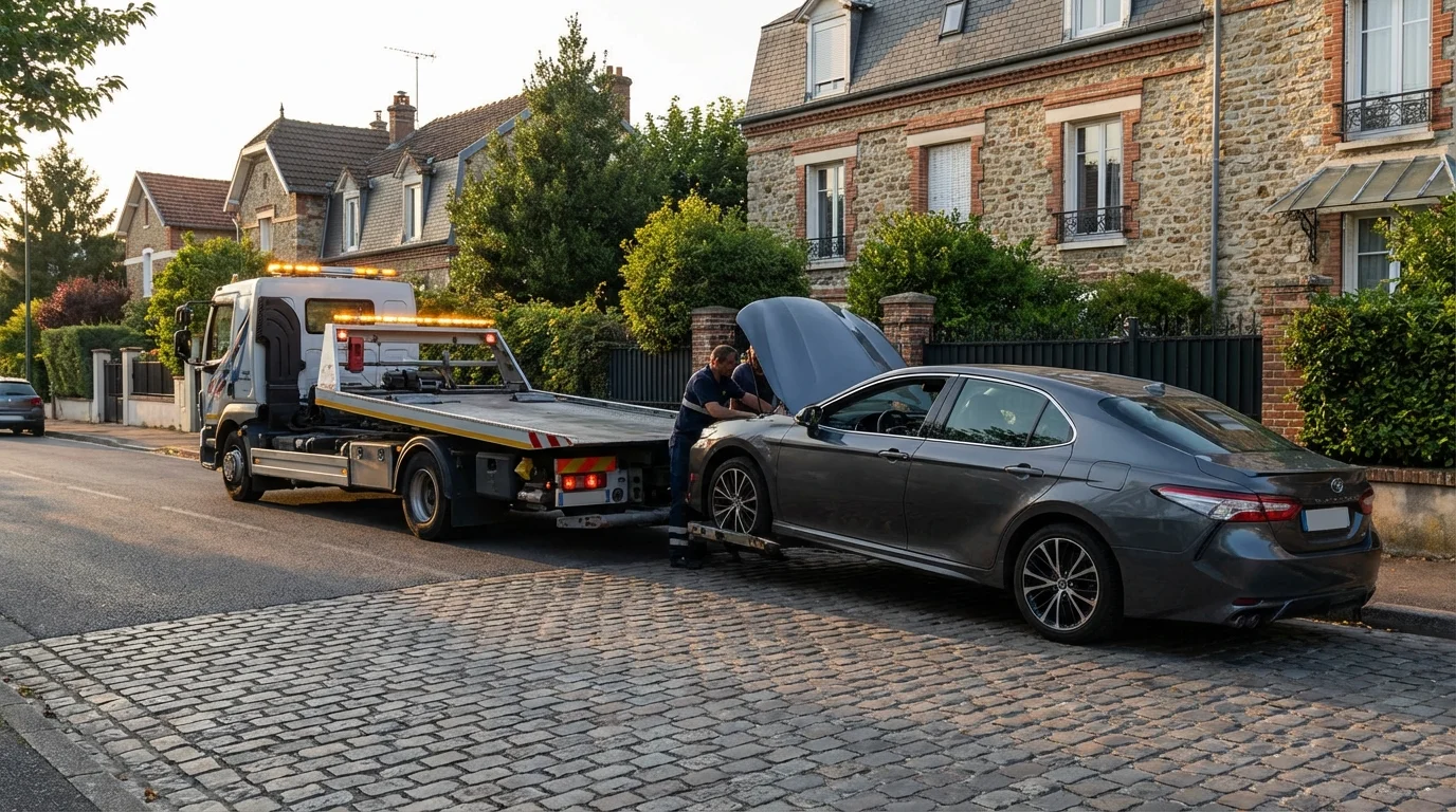 Intervention de dépannage auto Fast Depann à Montfermeil pour une panne de batterie