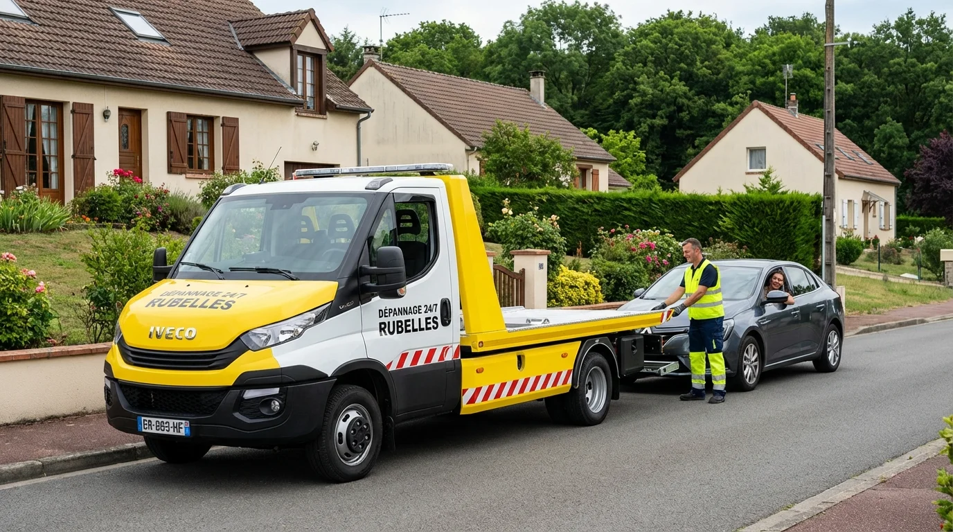 Dépannage auto et remorquage professionnel à Rubelles 77950