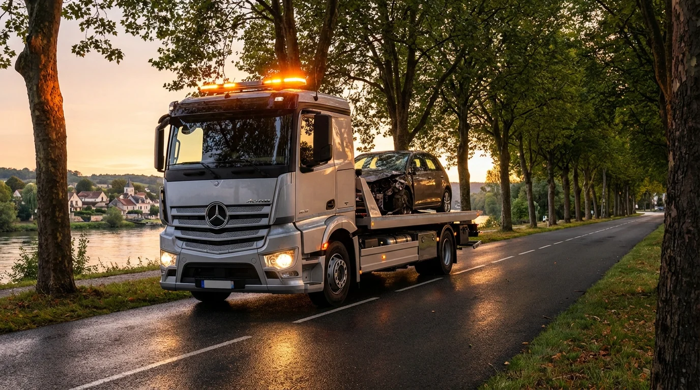 Dépanneuse Fast Depann en intervention à Vulaines-sur-Seine 77870